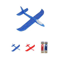 polystyrene Airplane with Stickers, 47 cm