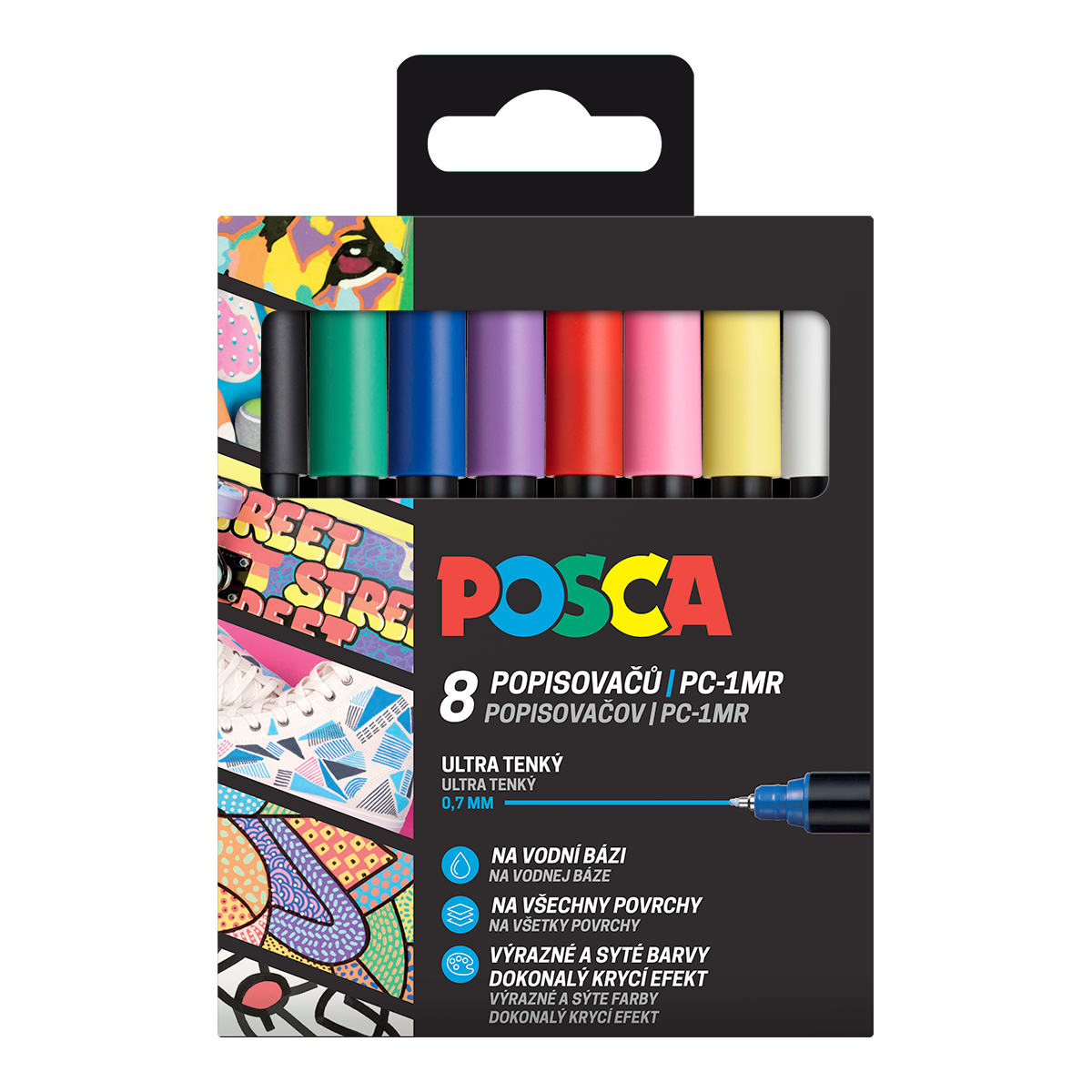 Posca PC-1MR Paint Marker Set - 8 pcs