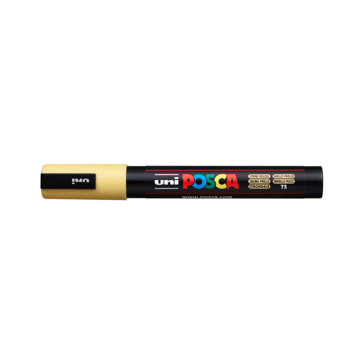 Posca PC-5M Paint Marker, 1.8 – 2.5 mm, Straw Yellow (73)