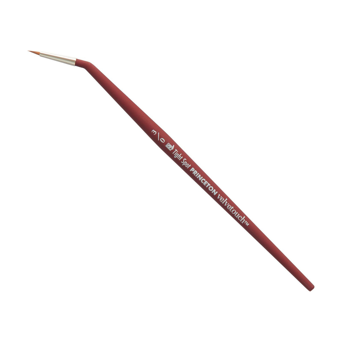 PRINCETON Velvetouch Angled Spotter Synthetic Brush Size 3/0