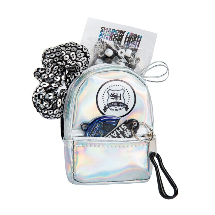 RAINBOW HIGH Mini Backpack with Accessories, Silver — image 2