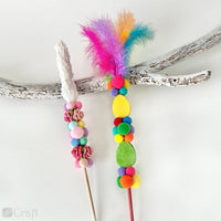 Rainbow Plush Pom-Poms / 60 pcs — image 2