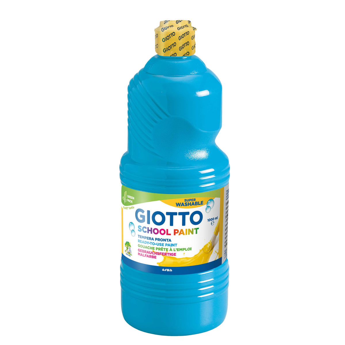 Ready-to-Use Poster Paint GIOTTO School Paint 1000 ml – cyan