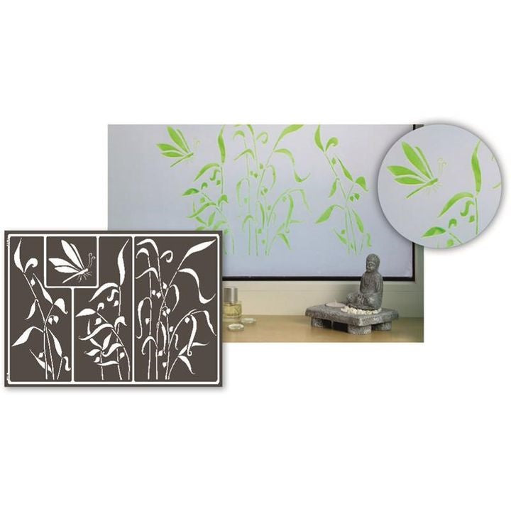 Reed Self-Adhesive Stencil A3