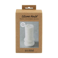 Ribbed Cylinder with Arches Silicone Mold — image 4