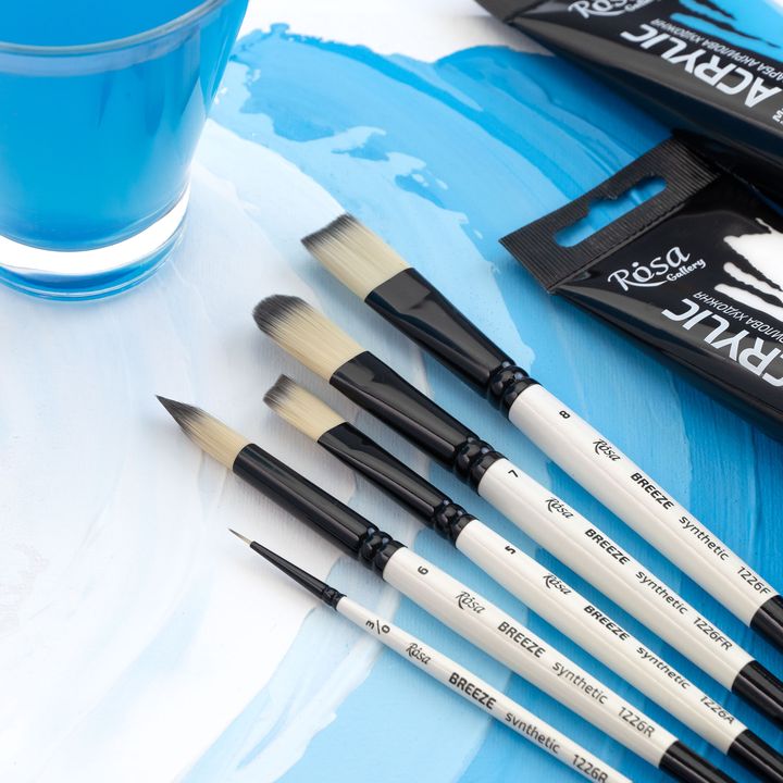 ROSA BREEZE 1226A Synthetic Angled Brush | various sizes — image 5