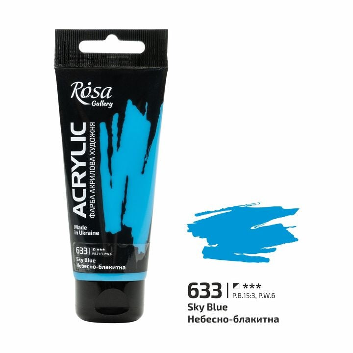 ROSA Gallery Acrylic Paint, 60 ml – Titanium White (602)