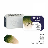 Rosa Gallery Watercolor Paints Half Pan 2.5 ml | various colors | ARTMiE