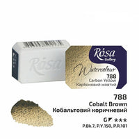 Rosa Gallery Watercolor Paints Half Pan 2.5 ml – Azo Yellow half pan