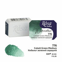 Rosa Gallery Watercolor Paints Half Pan 2.5 ml – Golden Brown half pan