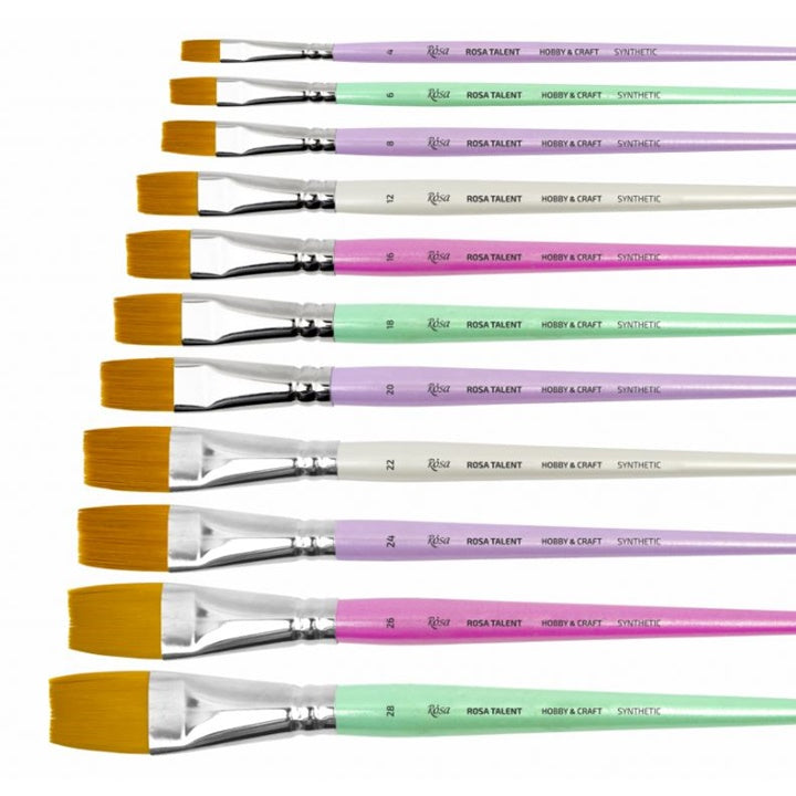 Rosa Hobby & Craft Flat Brush | various sizes — image 1