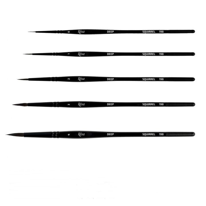 ROSA Round Brush, Squirrel Hair, Deep 198 | various sizes — image 1