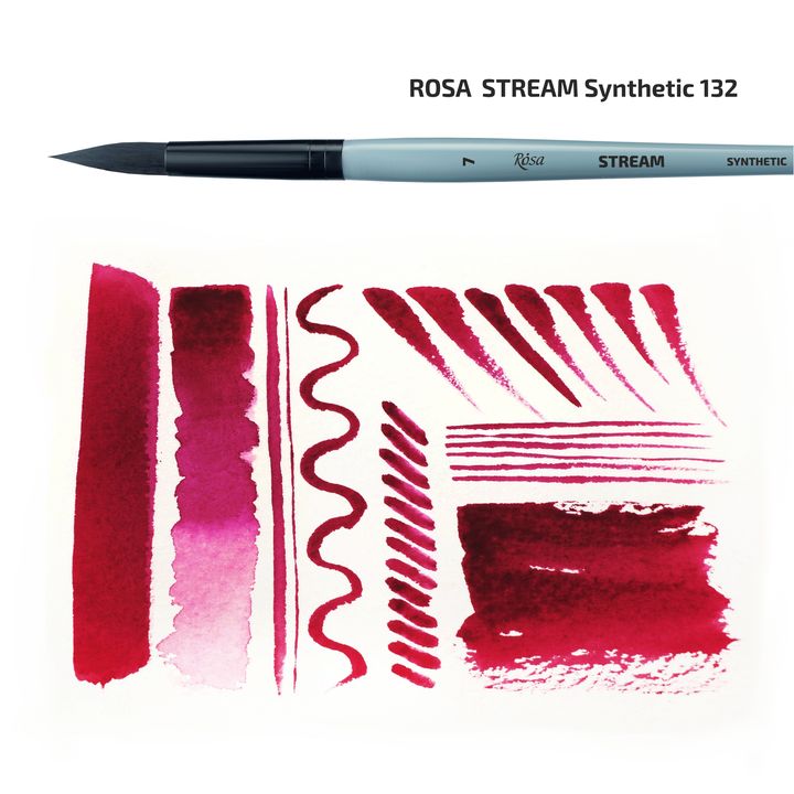 ROSA STREAM 132 Synthetic Round Brush | various sizes — image 1