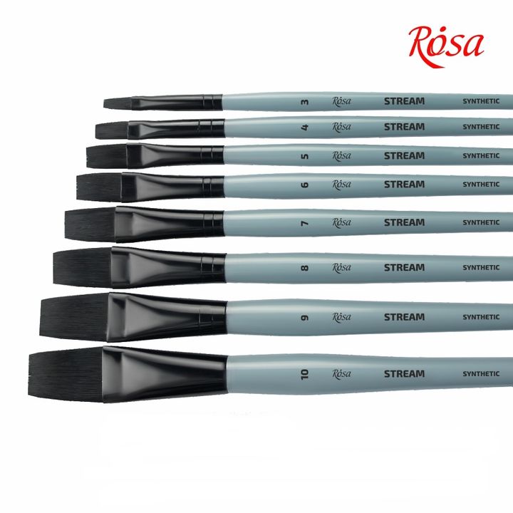 ROSA STREAM 134 Synthetic Flat Brush | various sizes — image 1