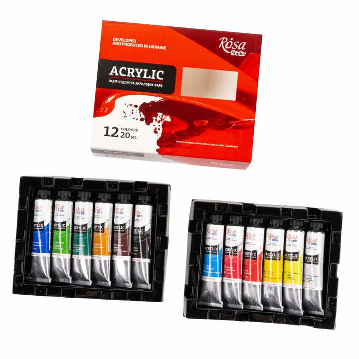 ROSA STUDIO Acrylic Paint Set | 12 x 20 ml — image 2