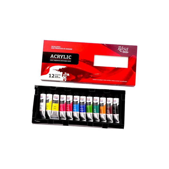 ROSA STUDIO Acrylic Paint Set | 12x10 ml — image 2