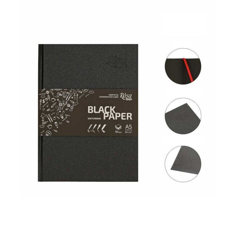 Rosa Studio Sketch Pad with Black Sheets | various sizes — image 2