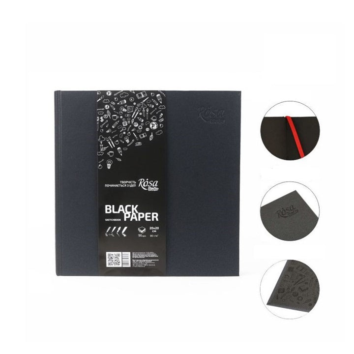 Rosa Studio Sketch Pad with Black Sheets | various sizes — image 4