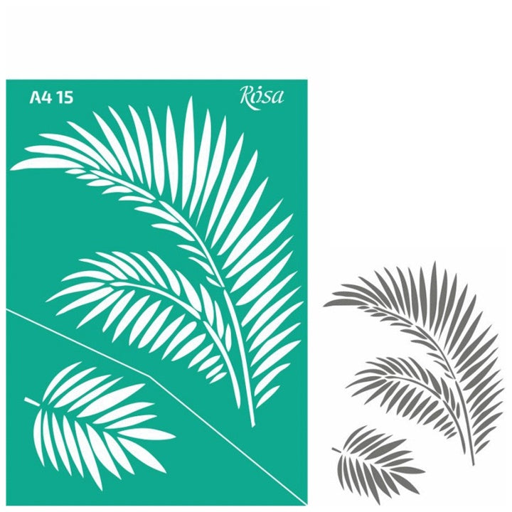Rosa Talent A4 Self-Adhesive Stencil, Pattern No. 15