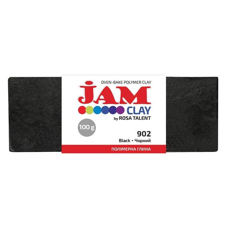 Rosa Talent Polymer Clay, Black, 100 g