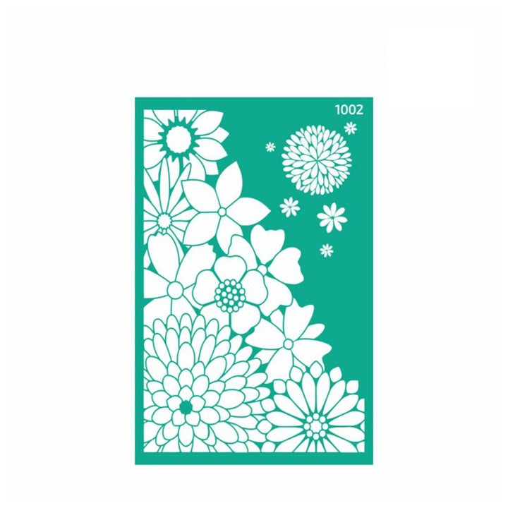Rosa Talent Self-Adhesive Stencil 13 x 20 cm - Pattern No. 1002