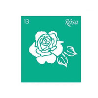 Rosa Talent Self-Adhesive Stencil, 9 x 10 cm, Pattern No. 13