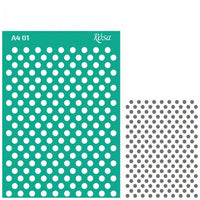 Rosa Talent Self-Adhesive Stencil A4, Pattern No. 01