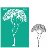 Rosa Talent Self-Adhesive Stencil A4 - Pattern No. 17