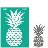 Rosa Talent Self-Adhesive Stencil A4 - Pattern No. 21