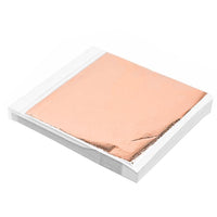 Rose Gold Metallic Gilding Leaves, 14 x 13 cm, 100 Sheets — image 2
