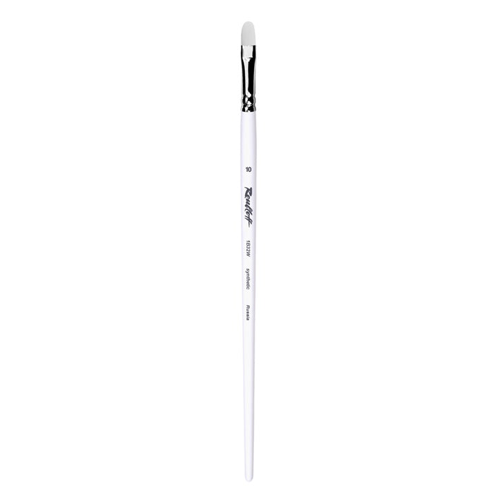 Roubloff 1B32W Flat Synthetic Brush | various sizes, image 1