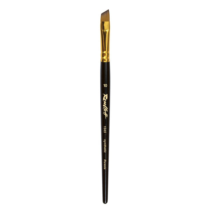 Roubloff 1S65 Angled Brush, Kolinsky Imitation | various sizes