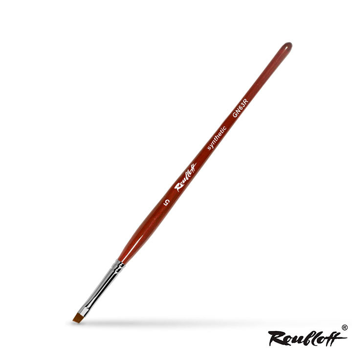 Roubloff Angled Brush for Nail Modeling | various sizes — image 4