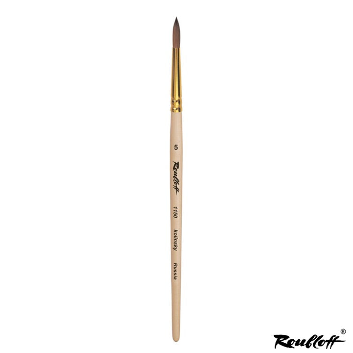 Roubloff 1150 Round Natural Kolinsky Brush | various sizes