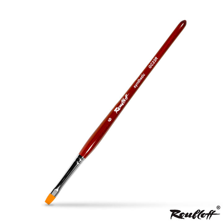 Roubloff Flat Brush for Nail Modeling | various sizes — image 1