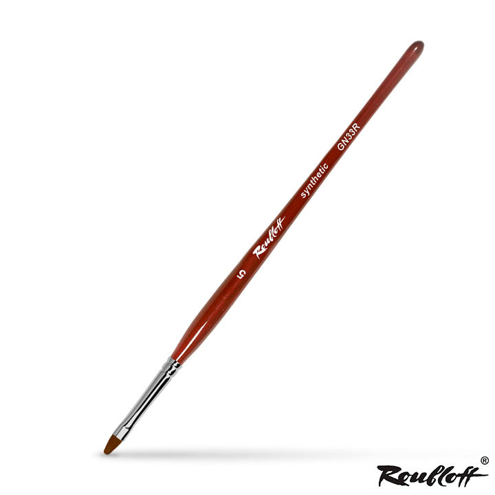 Roubloff Oval Brush for Gel Nails | various sizes — image 3