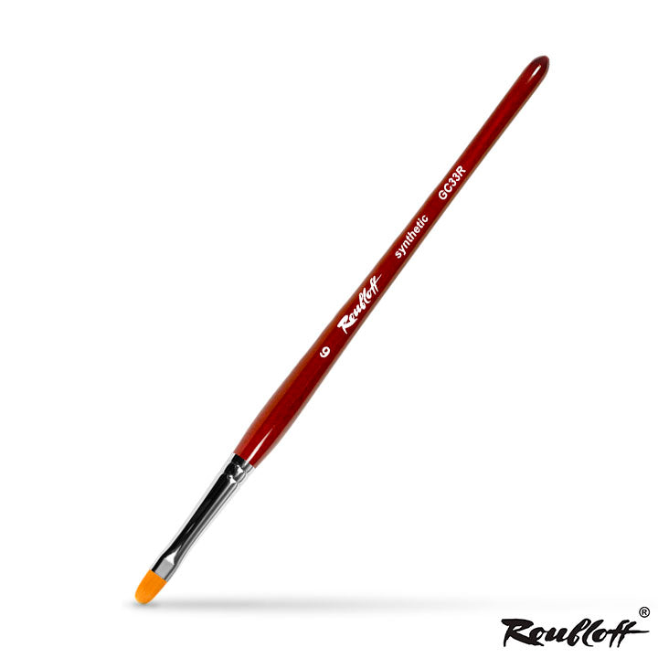 Roubloff Oval Brush for Nail Modeling | various sizes — image 4