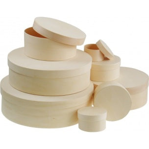 Round Plywood Box | Various Sizes