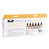 Royal & Langnickel Acrylic Ink, Basic Colors, 6 x 30 ml