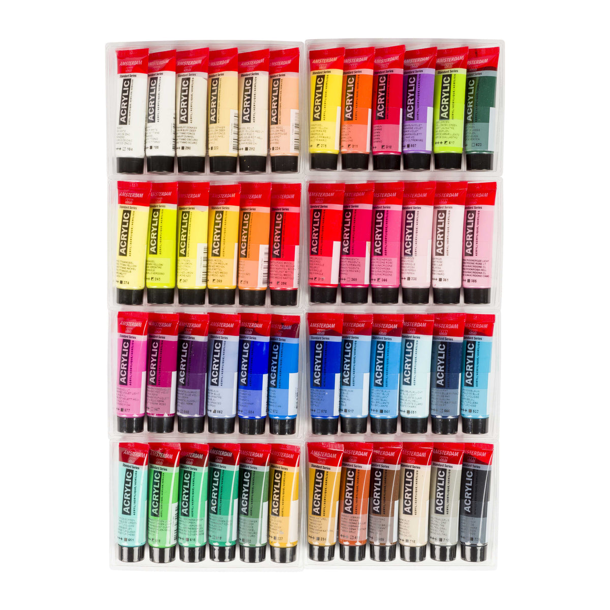 ROYAL TALENS Amsterdam Acrylic Paint Set General Selection 48 x 20 ml