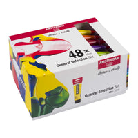 ROYAL TALENS Amsterdam Acrylic Paint Set General Selection 48 x 20 ml