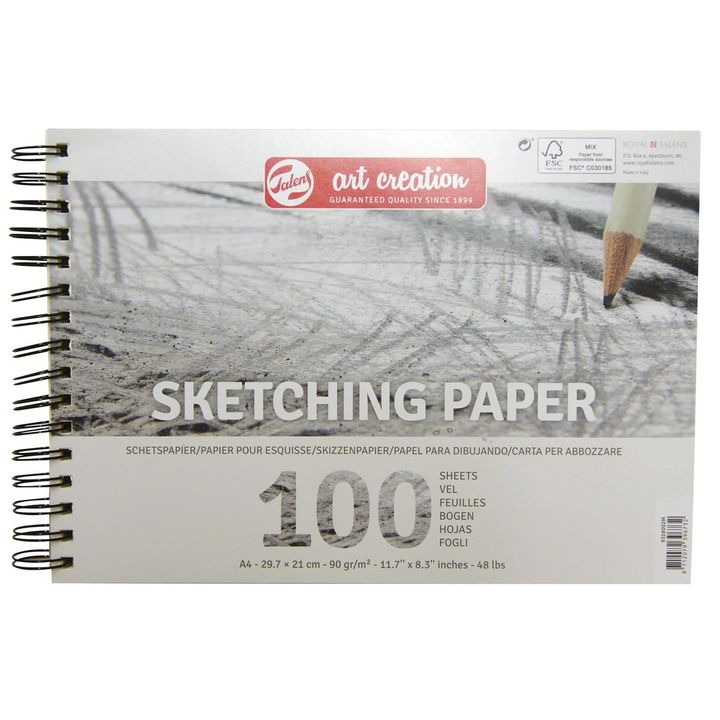 Royal Talens Sketching Paper Pad / 100 Sheets