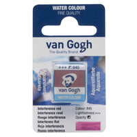 ROYAL TALENS Van Gogh Watercolor Half Pan 2 ml – Interference Red