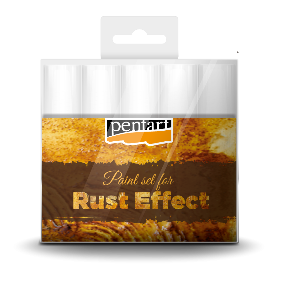 Rust Effect Paint Set, 5-Piece