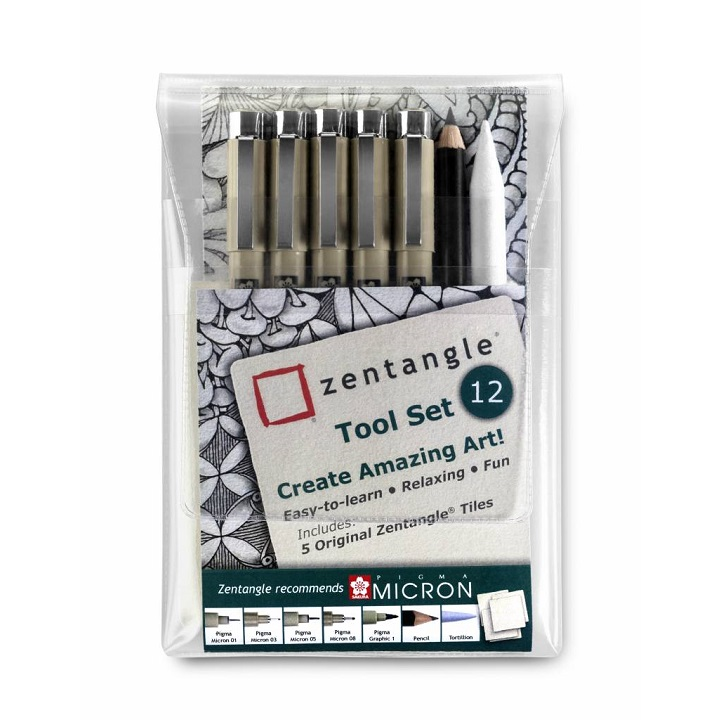 Sakura Pigma Micron Pen Set, 12-Piece