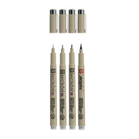 Sakura Pigma Micron Technical Pen Set, 3 Fineliners and Brush Pen - image 2