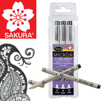 SAKURA Pigma Micron Technical Pen Set, 3-Piece