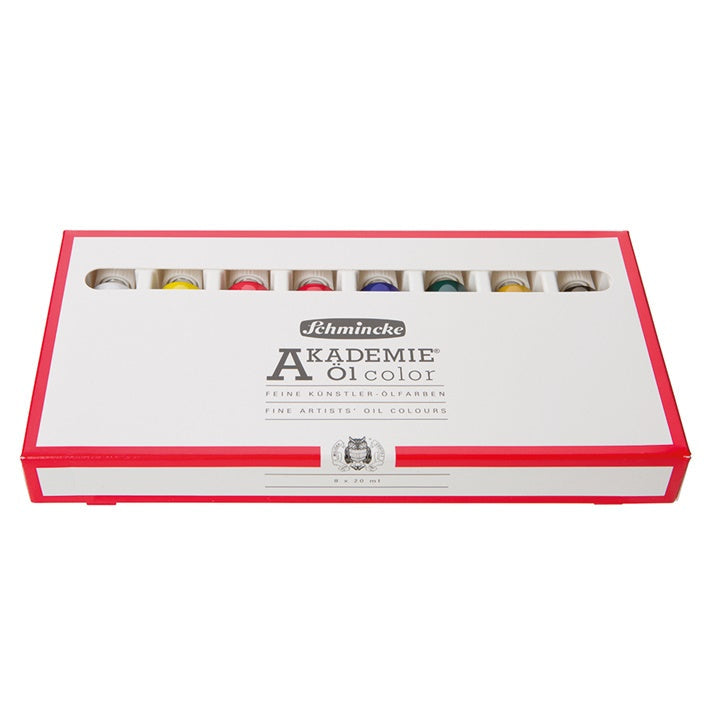 Schmincke AKADEMIE Oil Paint Set, 8 x 20 ml