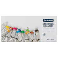 Schmincke DESIGNERs Gouache Set 12 x 20 ml
