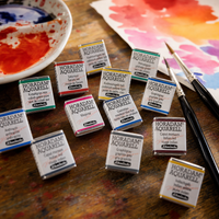 Schmincke Horadam watercolors in a half pan